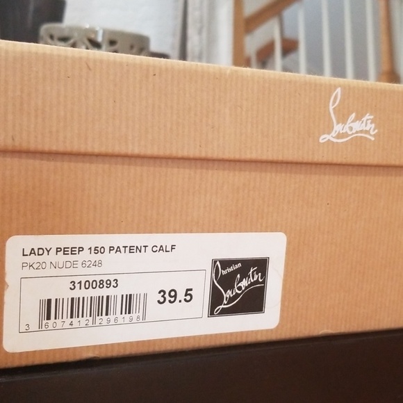 Christian Louboutin Lady Peep Patent shoes - Picture 8 of 8